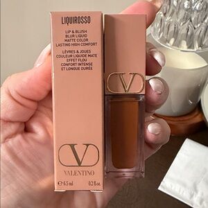 Valentino Liquirosso Lip & Blush - Nude in Rome NIB